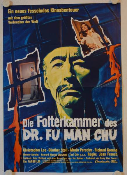 The Castle of Fu Manchu original release german movie poster